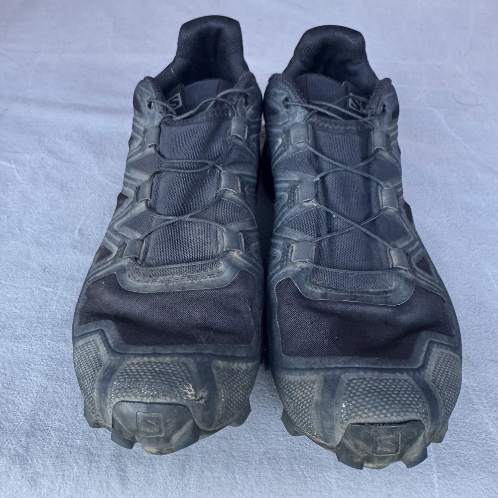 Size 8.5 - Salomon Speedcross 5 Trail Shoes Men's Black Sneakers 406840 - Picture 3 of 10